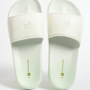 Men's Gradient Polyurethane Leather Slides with P Logo