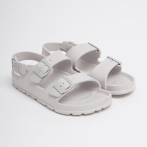 Men's Three-Strap Sandals with Sawtooth Sole