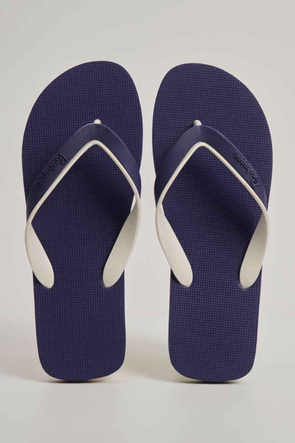 Men's Two-Toned Sawtooth Sole Flip Flops