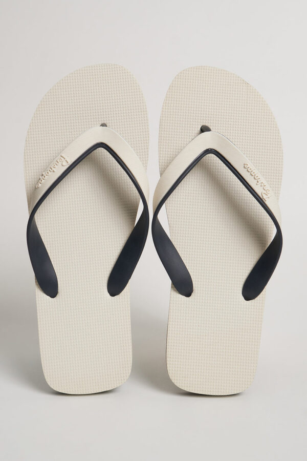 Men's Two-Toned Sawtooth Sole Flip Flops