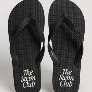 Men's Flip Flops with Printed Text