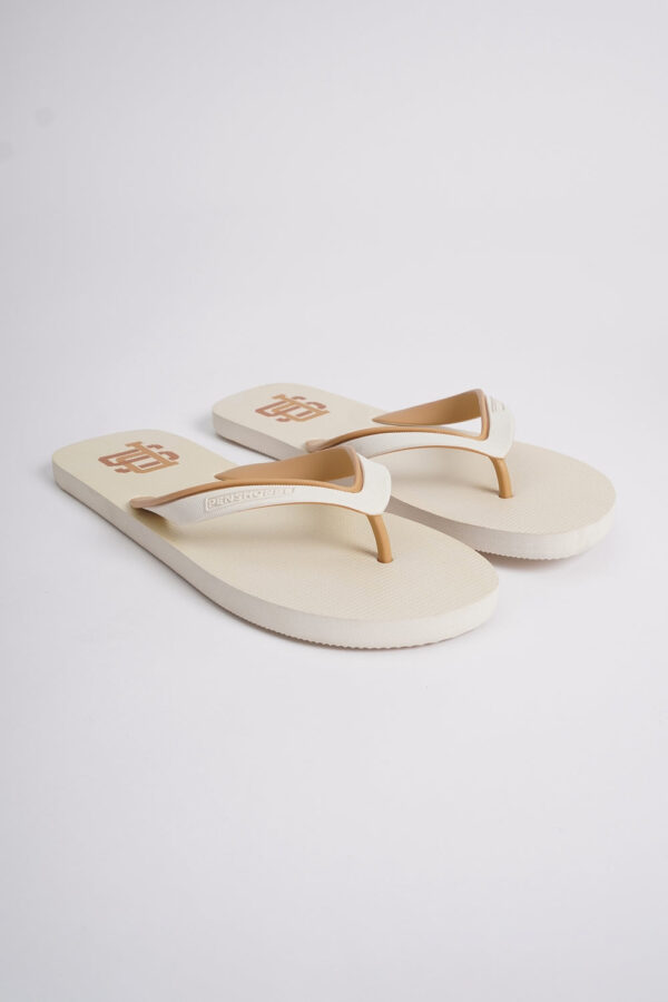 Men's Two-Toned Flip Flops with Branding
