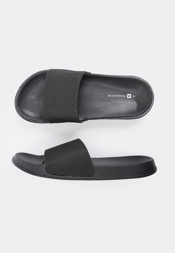 Men's All Rubber Patterned Slides