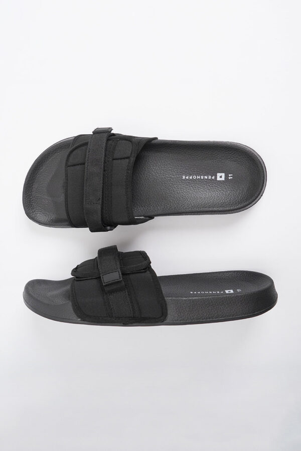 Men's Strappy Velcro Band Slides