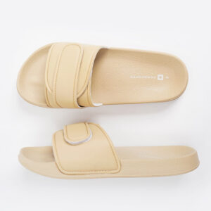 Women's Three Velcro Band Mesh Fabric Slides