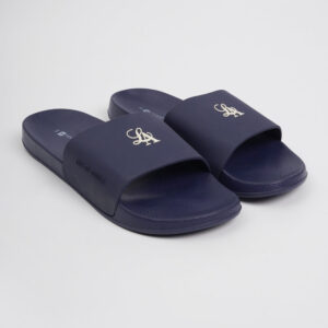 Men's All-Rubber One Band Slides with Graphics