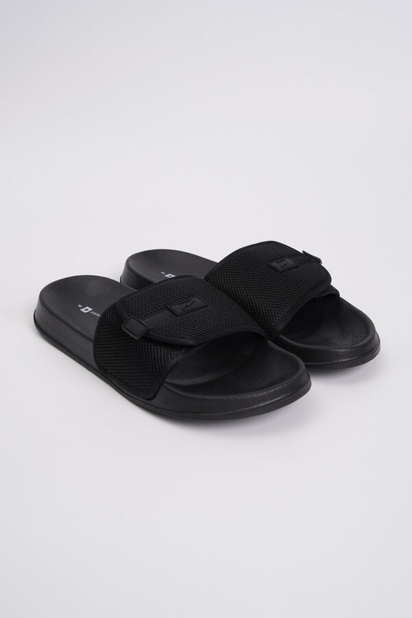Men's Slides with Rubber Branding