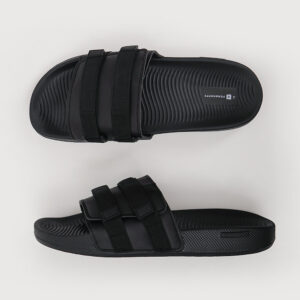 Men's Velcro Band Slides with Strap Details