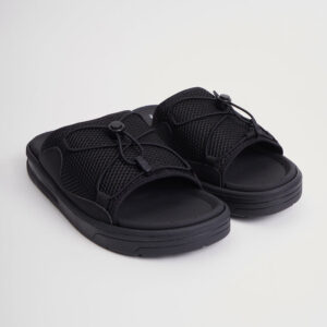 Men's Mesh Slides with Cord Details