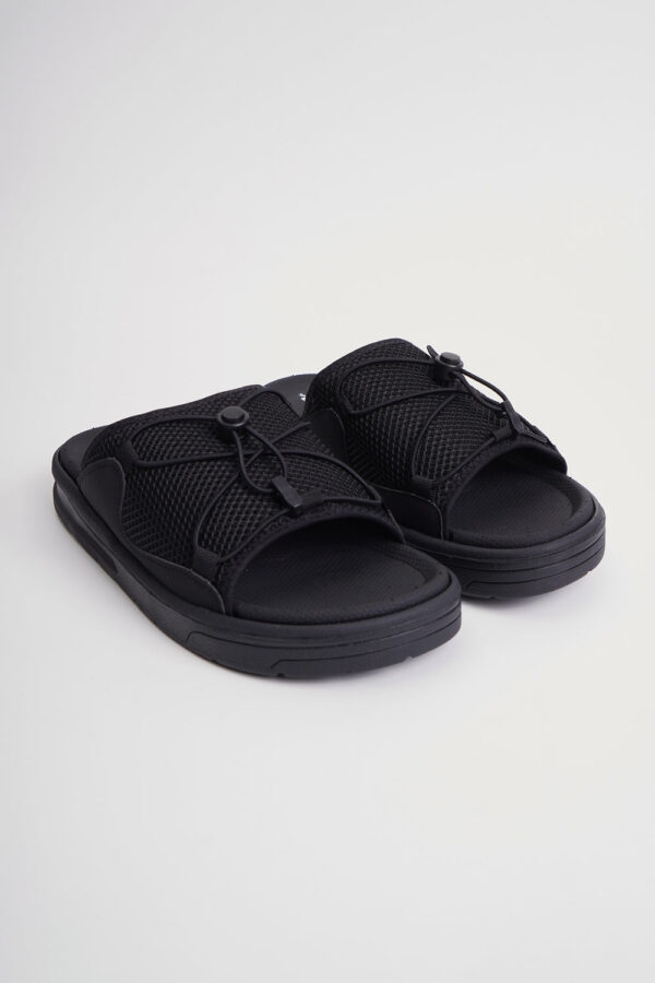 Men's Mesh Slides with Cord Details