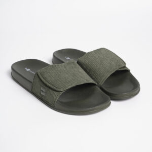 Men's Corduroy Velcro Band Slides